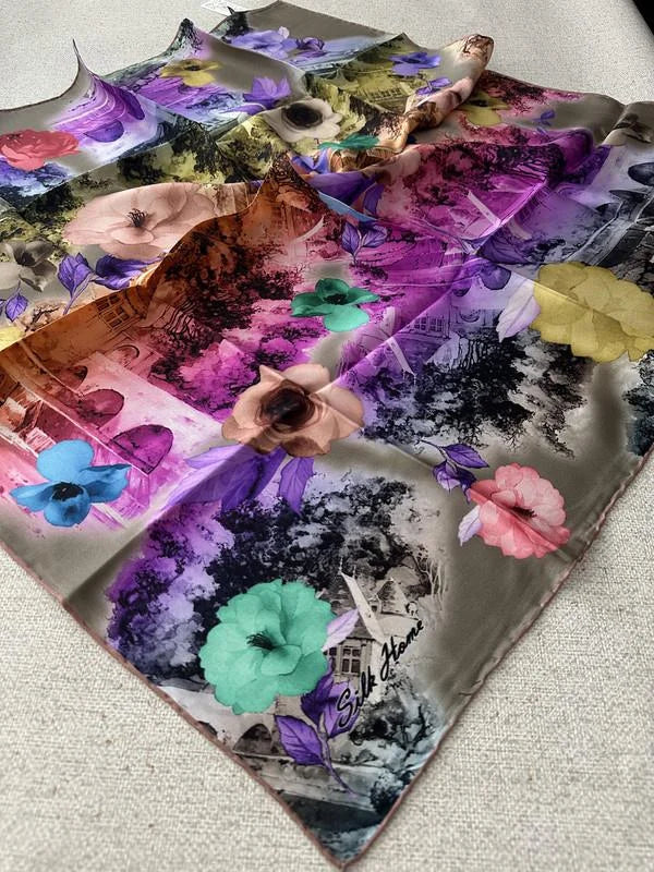 Twill İpek Eşarp 87050-113 - İthalesarponline.com