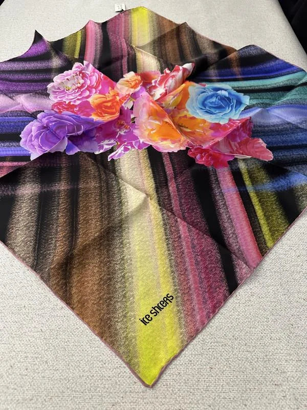 Twill İpek Eşarp 87050-132 - İthalesarponline.com