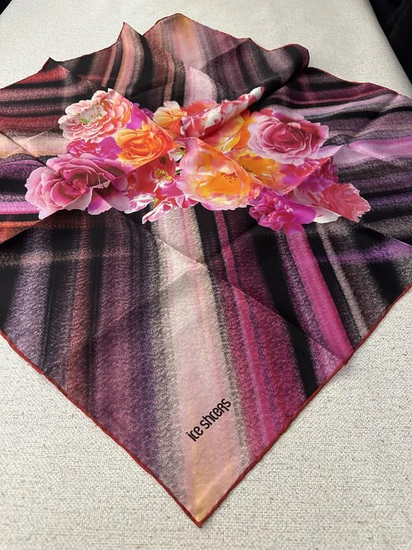 Twill İpek Eşarp 87050-134 - İthalesarponline.com