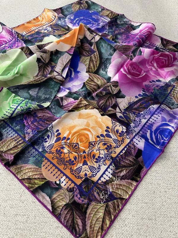 Twill İpek Eşarp 87050-141 - İthalesarponline.com