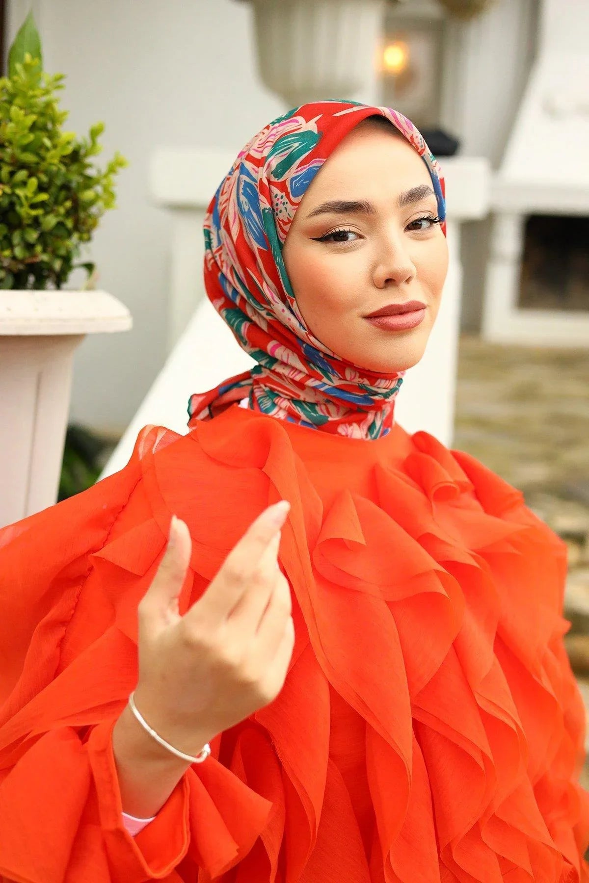 Silk Home Soft Eşarp 73055-16 - İthalesarponline.com