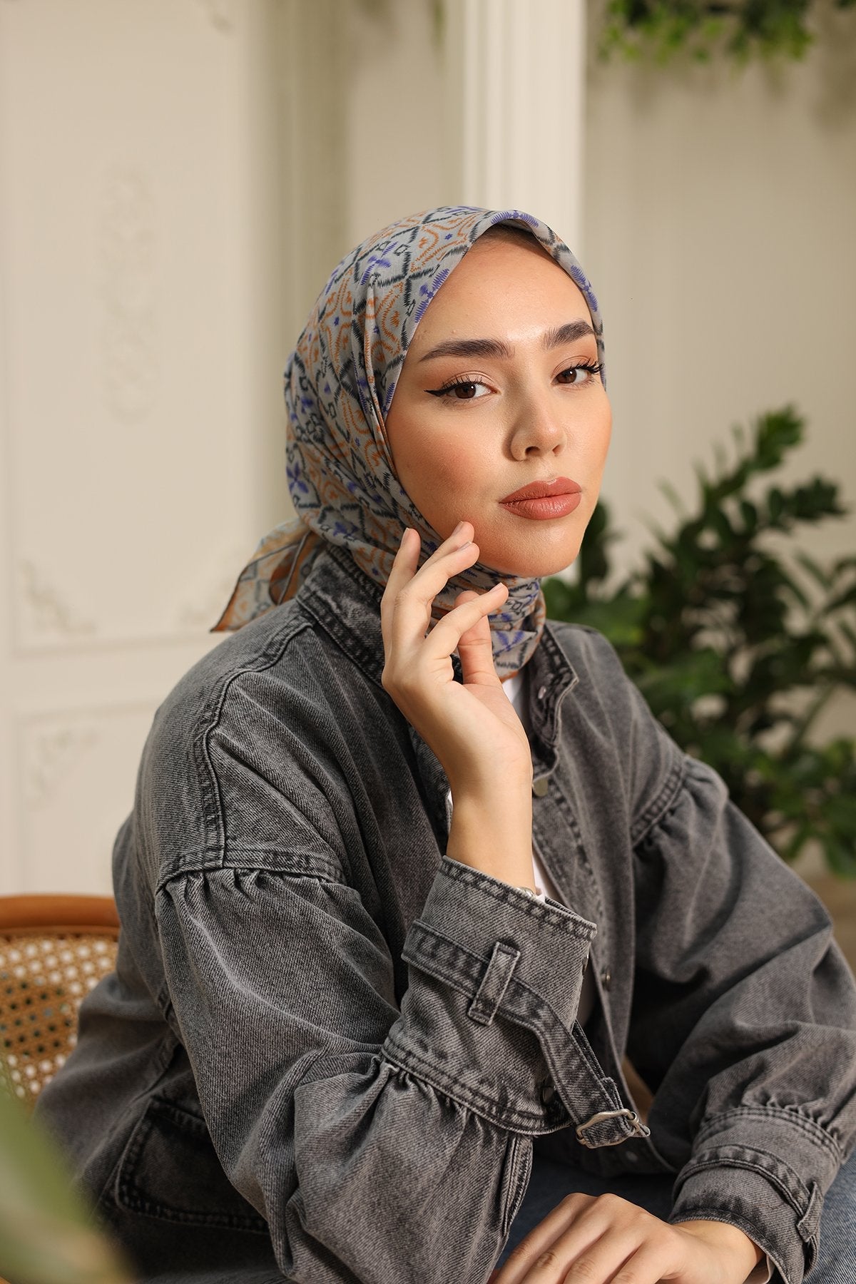 Silk Home Soft Eşarp 73057-15 - İthalesarponline.com
