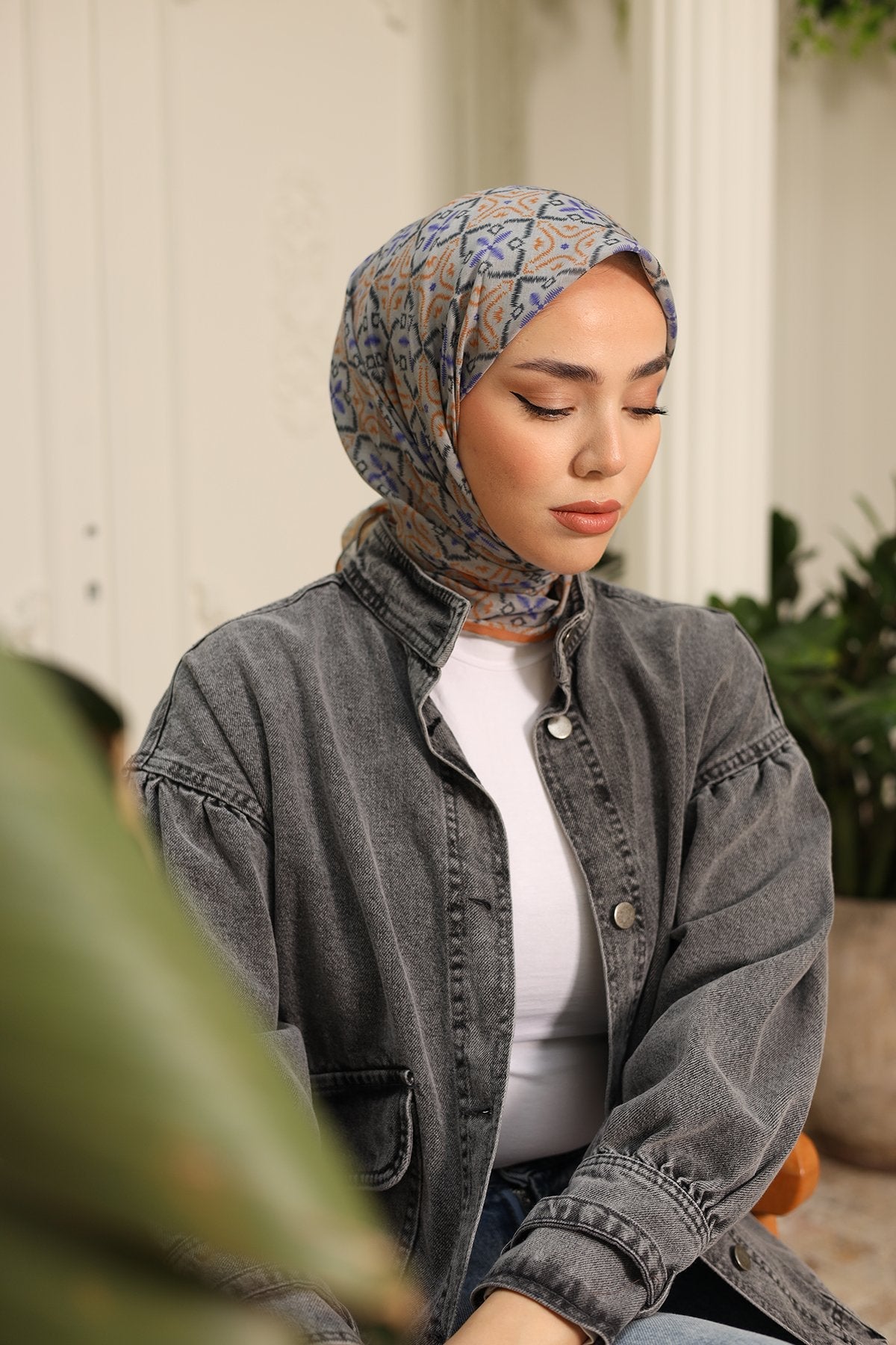 Silk Home Soft Eşarp 73057-15 - İthalesarponline.com