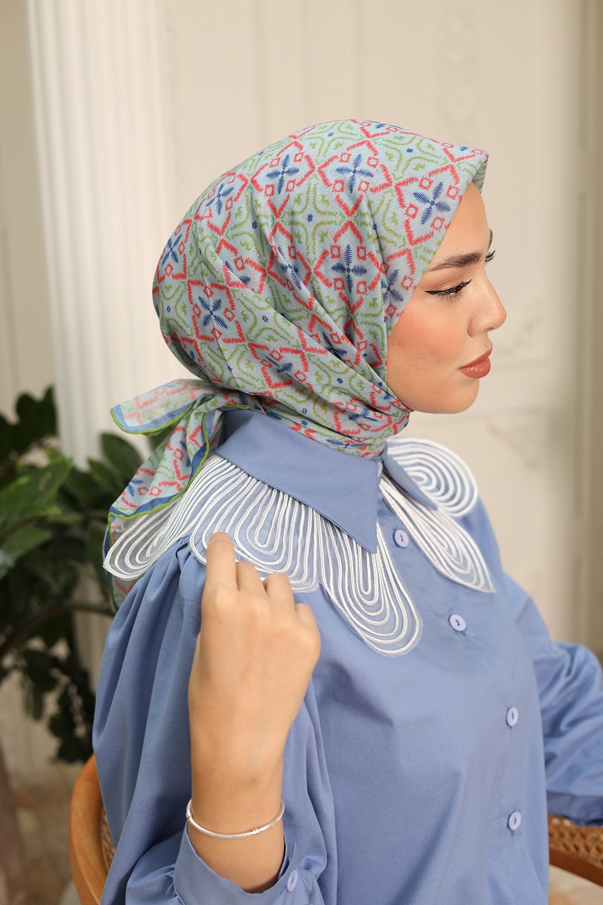 Silk Home Soft Eşarp 73057-38 - İthalesarponline.com