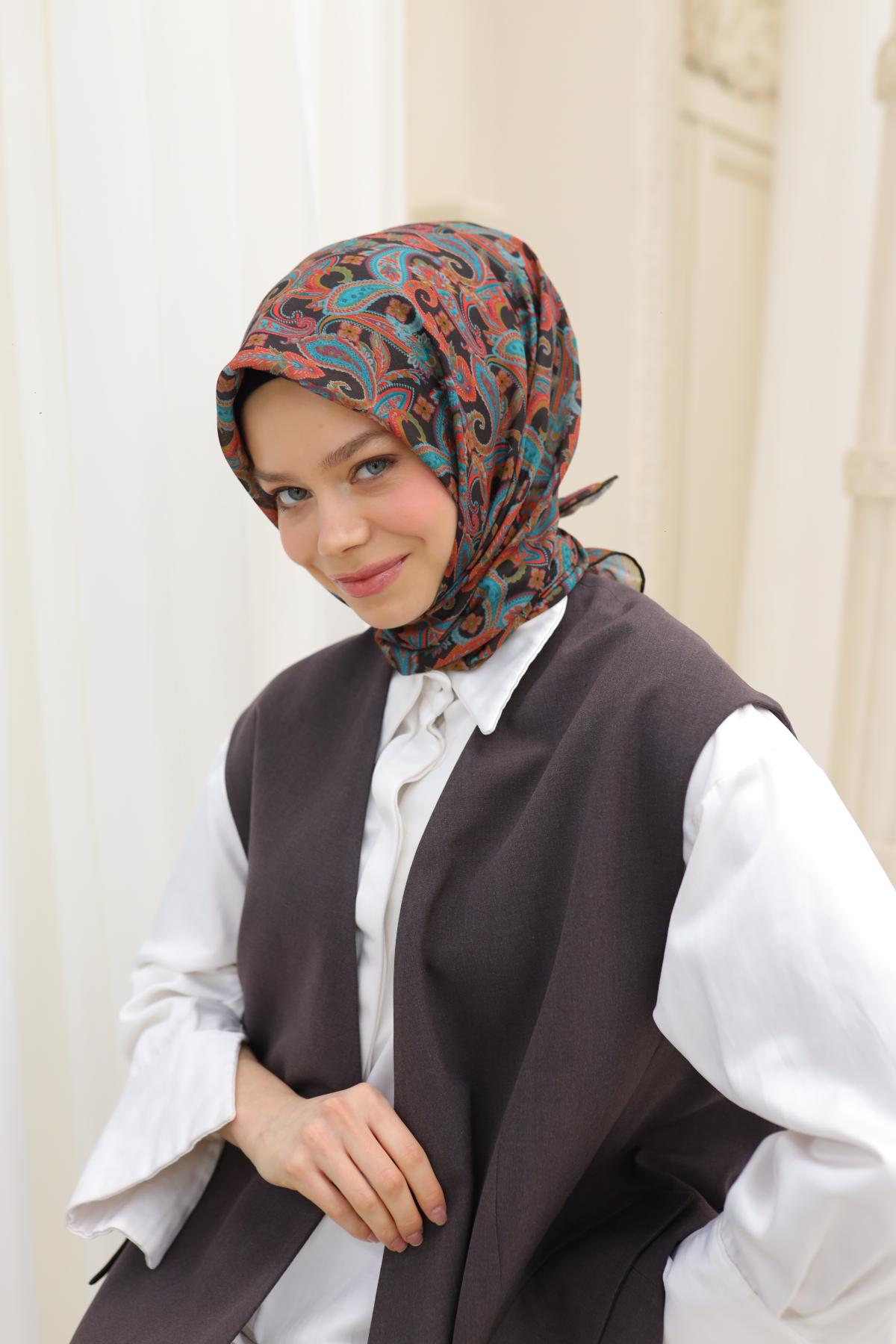 Silk Home Soft Eşarp 73078-16 - İthalesarponline.com