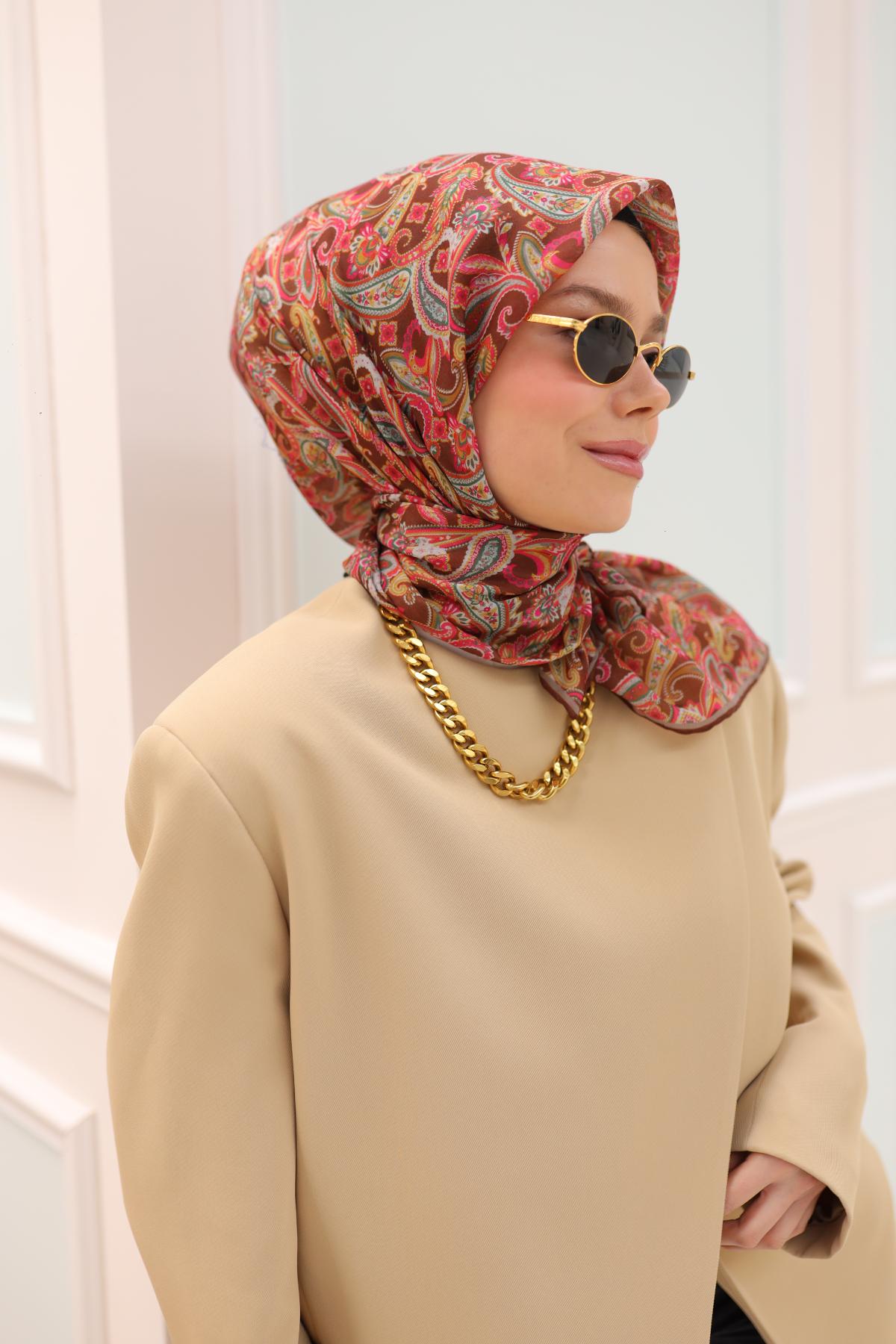 Silk Home Soft Eşarp 73078-18 - İthalesarponline.com