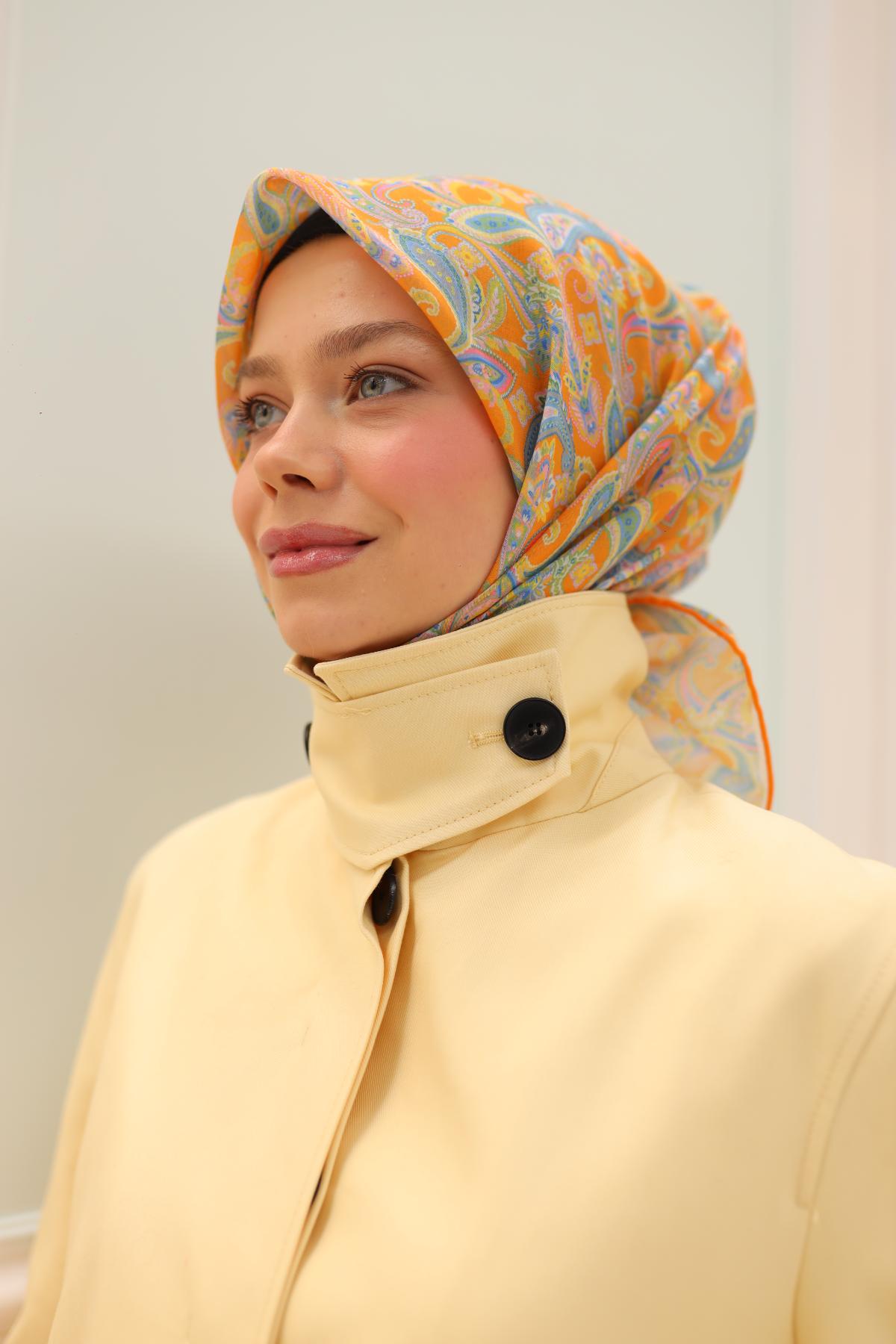 Silk Home Soft Eşarp 73078-21 - İthalesarponline.com