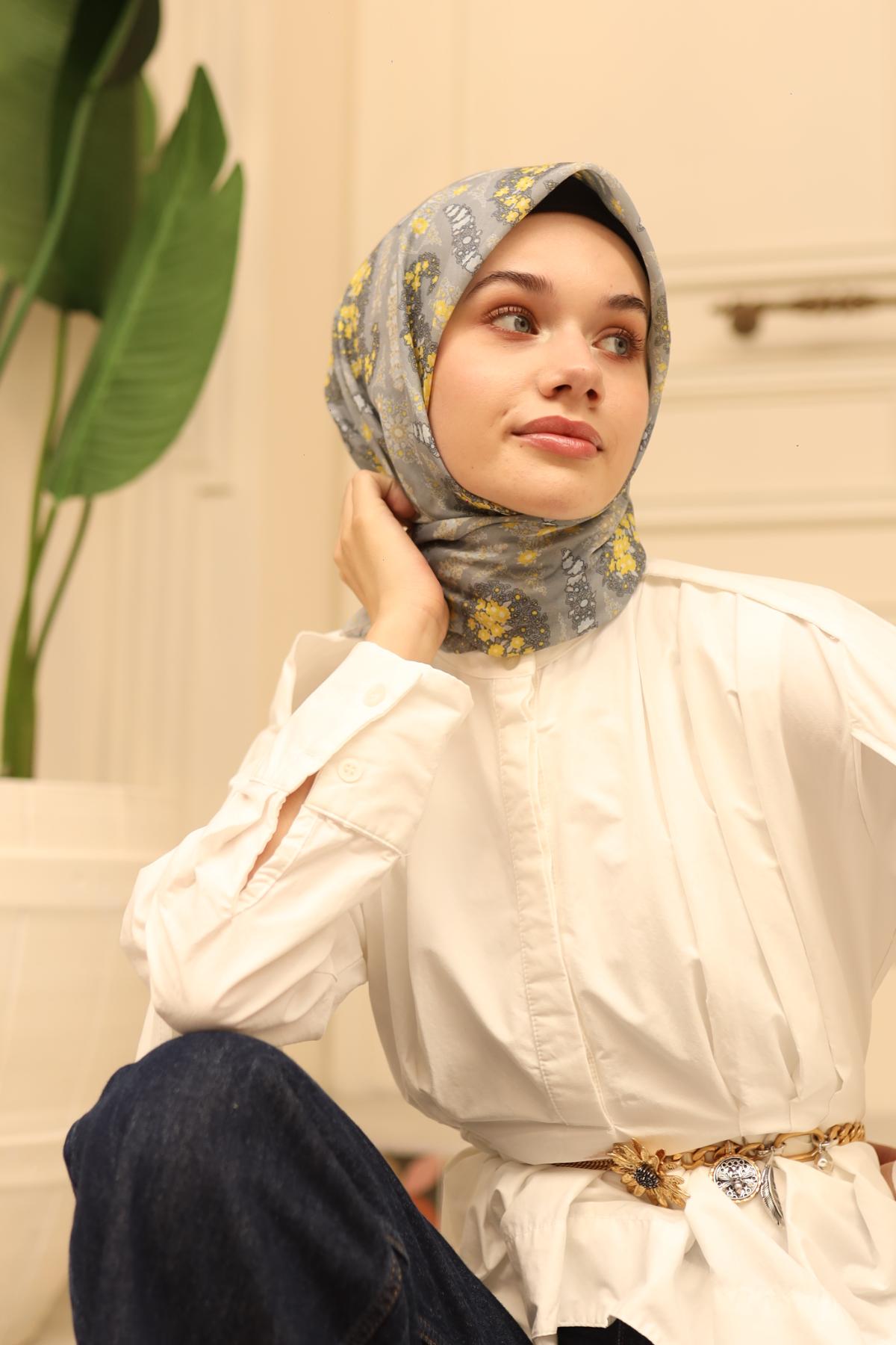 Silk Home Soft Eşarp 73085-17 - İthalesarponline.com