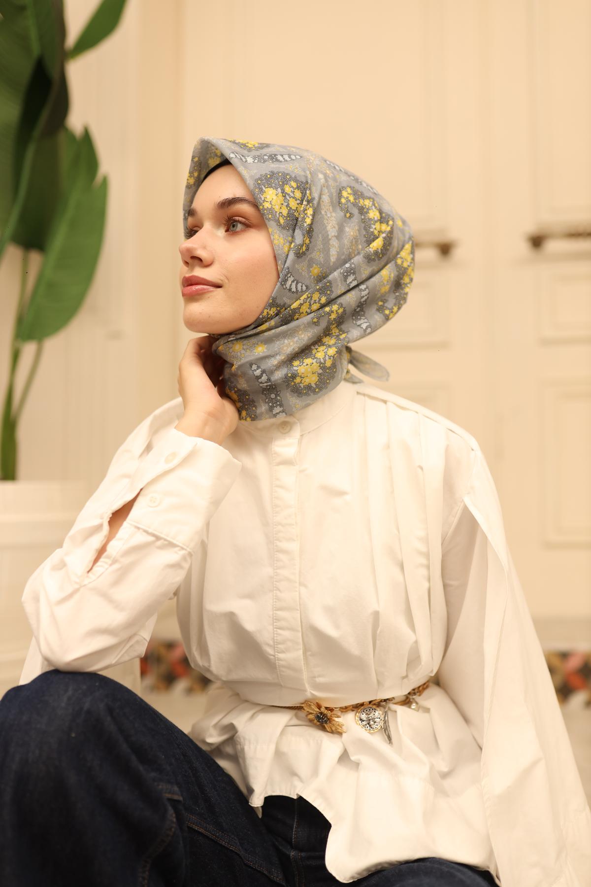 Silk Home Soft Eşarp 73085-17 - İthalesarponline.com