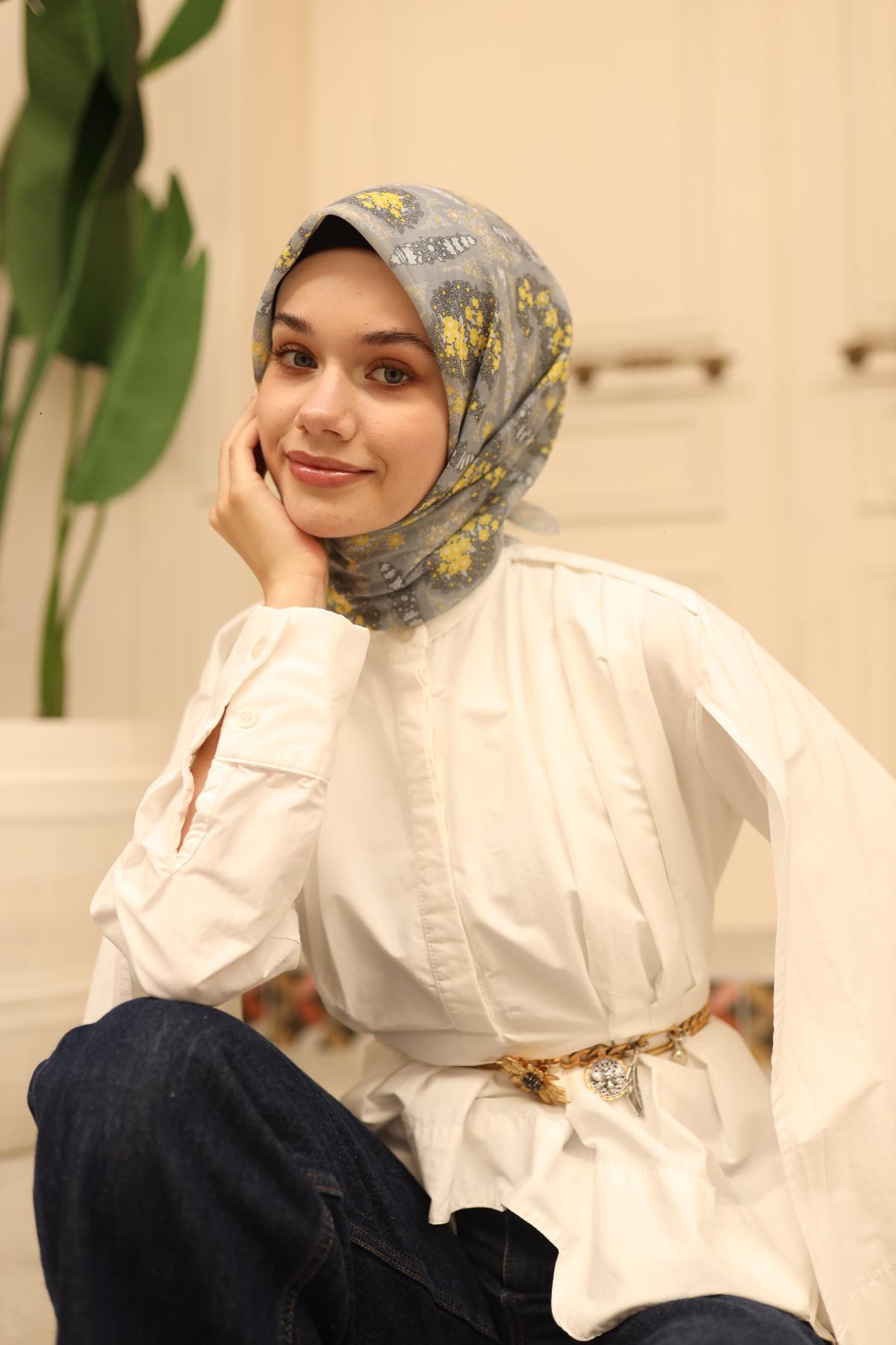 Silk Home Soft Eşarp 73085-17 - İthalesarponline.com