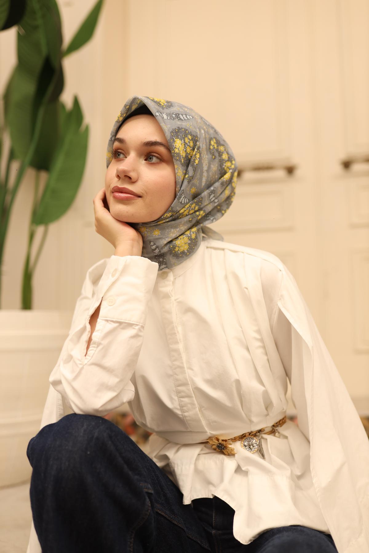 Silk Home Soft Eşarp 73085-17 - İthalesarponline.com