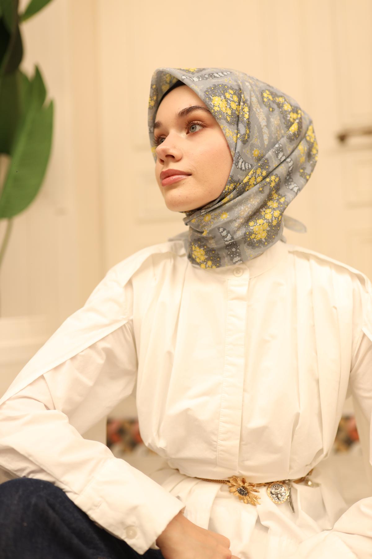 Silk Home Soft Eşarp 73085-17 - İthalesarponline.com