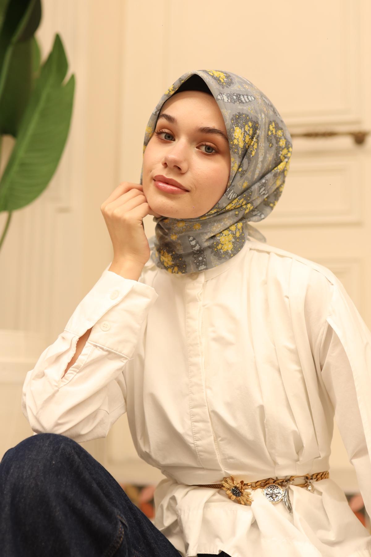 Silk Home Soft Eşarp 73085-17 - İthalesarponline.com