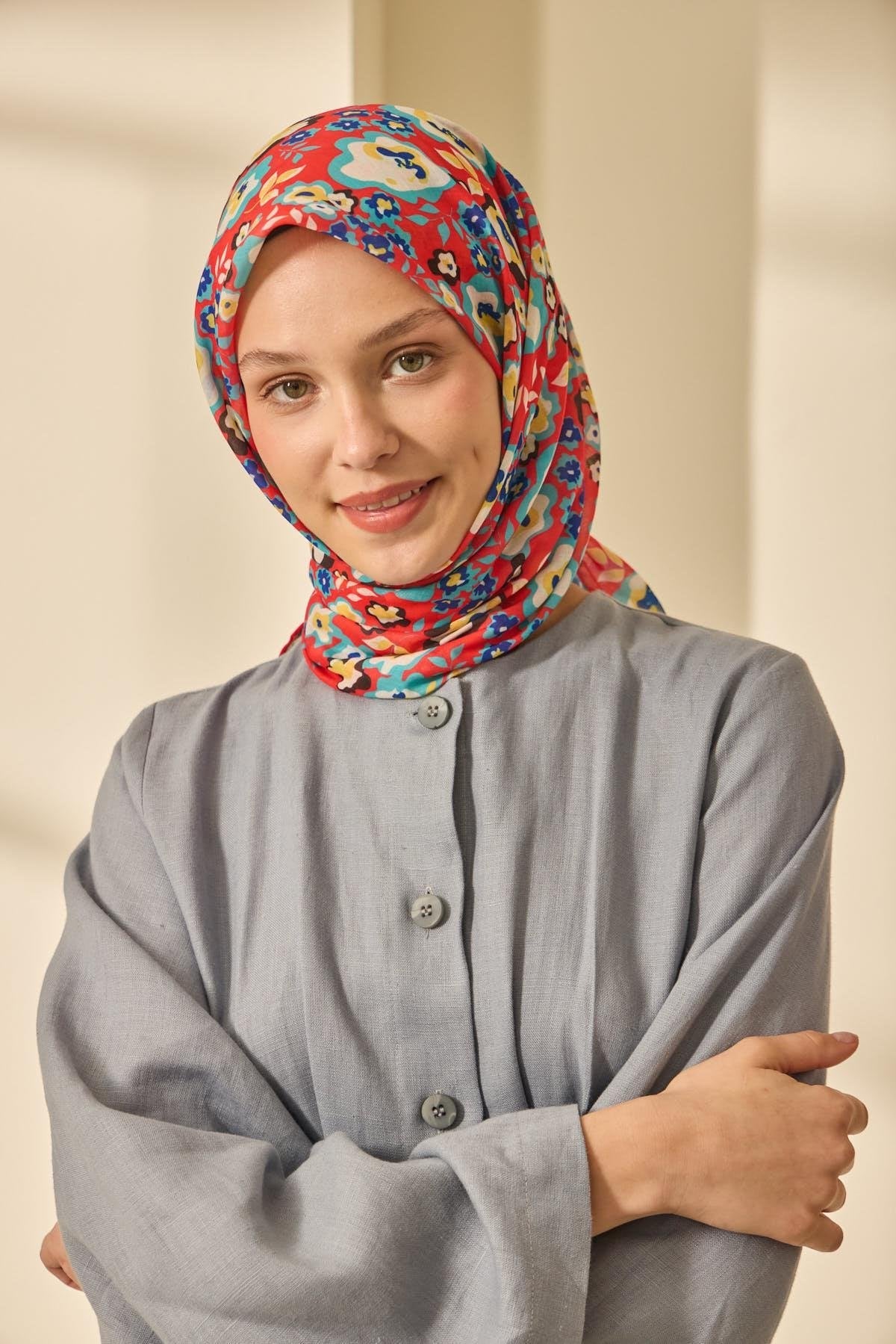 Silk Home Soft Eşarp 73090-04 - İthalesarponline.com