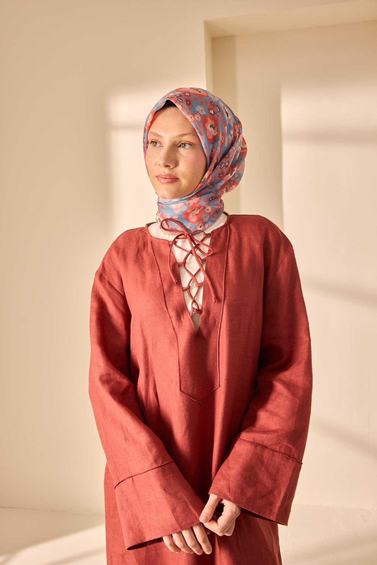 Silk Home Soft Eşarp 73090-18 - İthalesarponline.com