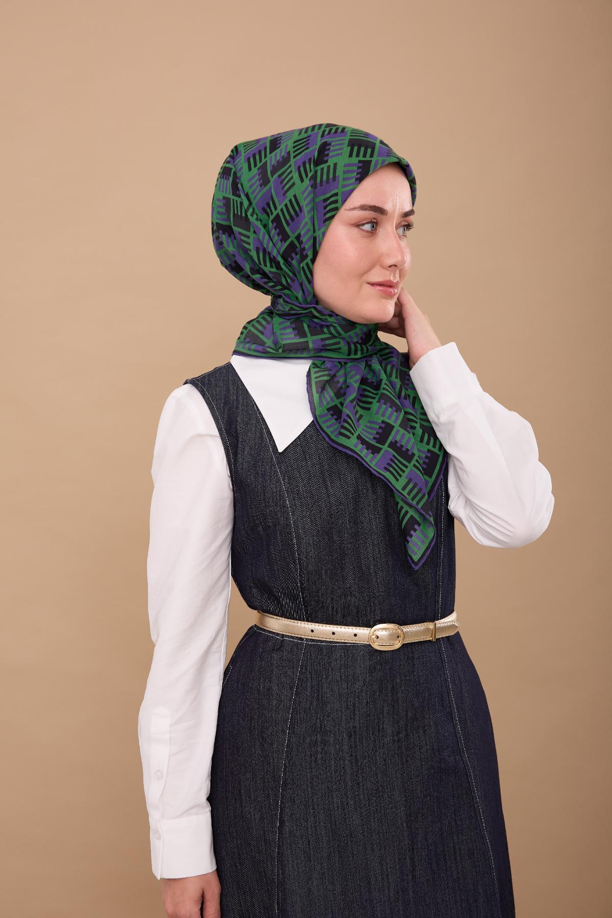 Silk Home Yaz Esintisi Eşarp 15001-10 - İthalesarponline.com - Yaz Esintisi Eşarp - Silk Home