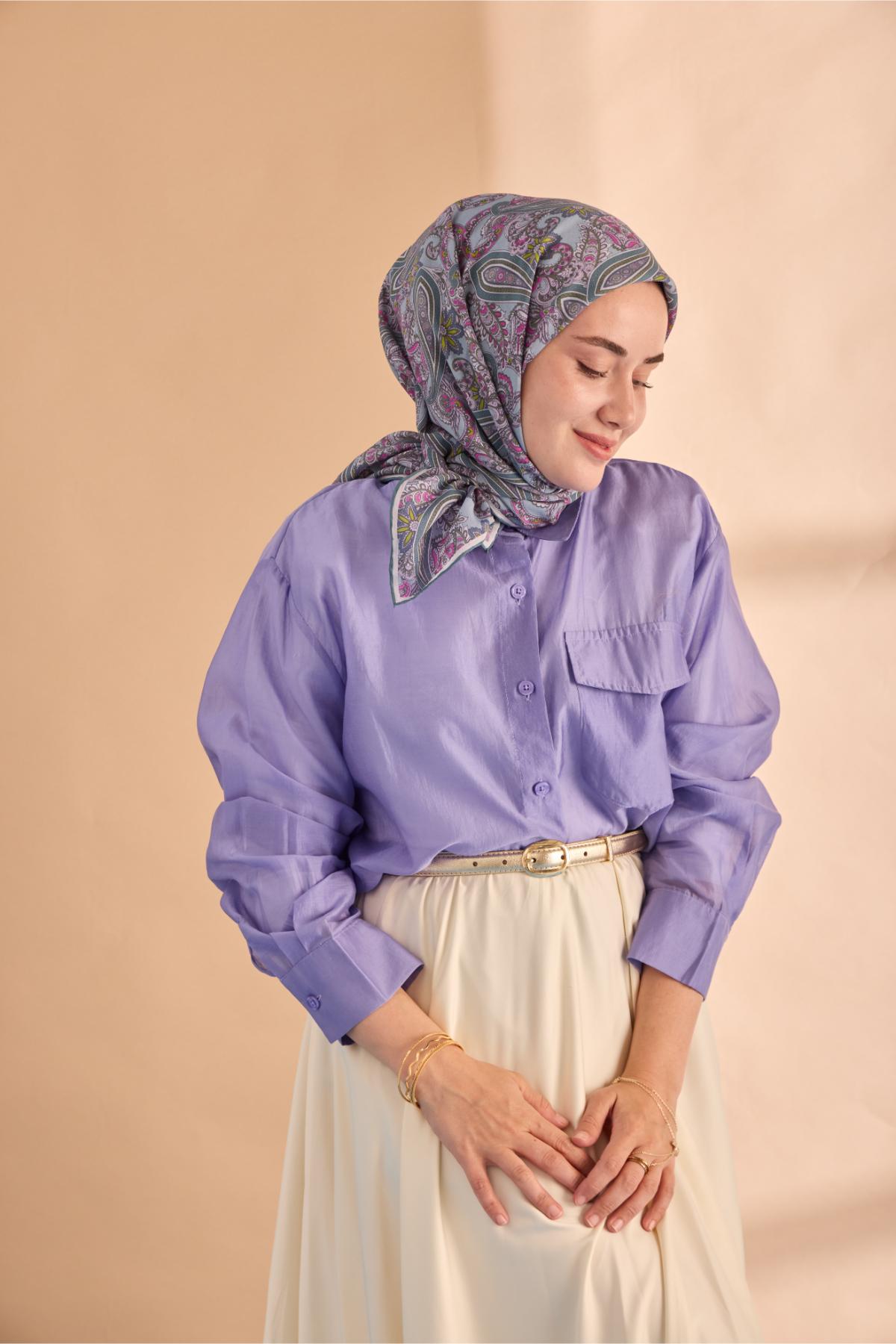 Silk Home Yaz Esintisi Eşarp 15002-11 - İthalesarponline.com - Yaz Esintisi Eşarp - Silk Home