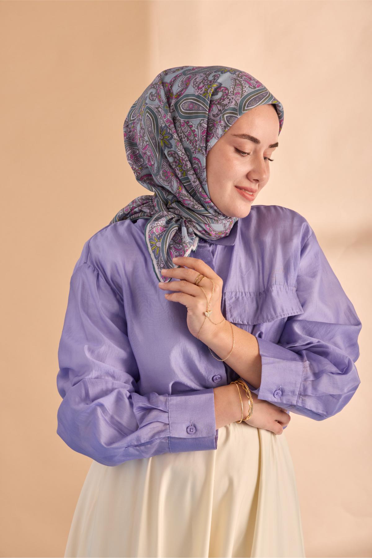 Silk Home Yaz Esintisi Eşarp 15002-11 - İthalesarponline.com - Yaz Esintisi Eşarp - Silk Home