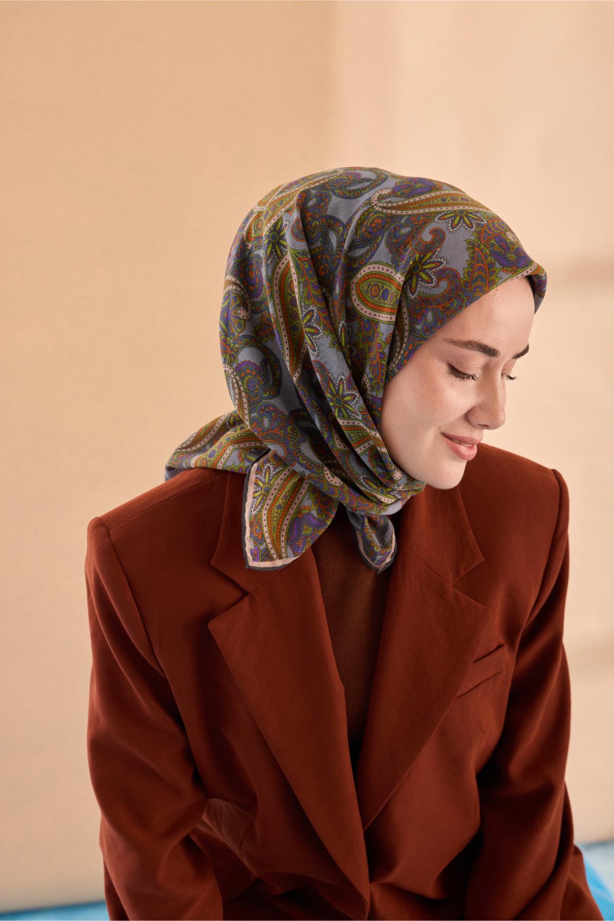 Silk Home Yaz Esintisi Eşarp 15002-14 - İthalesarponline.com - Yaz Esintisi Eşarp - Silk Home