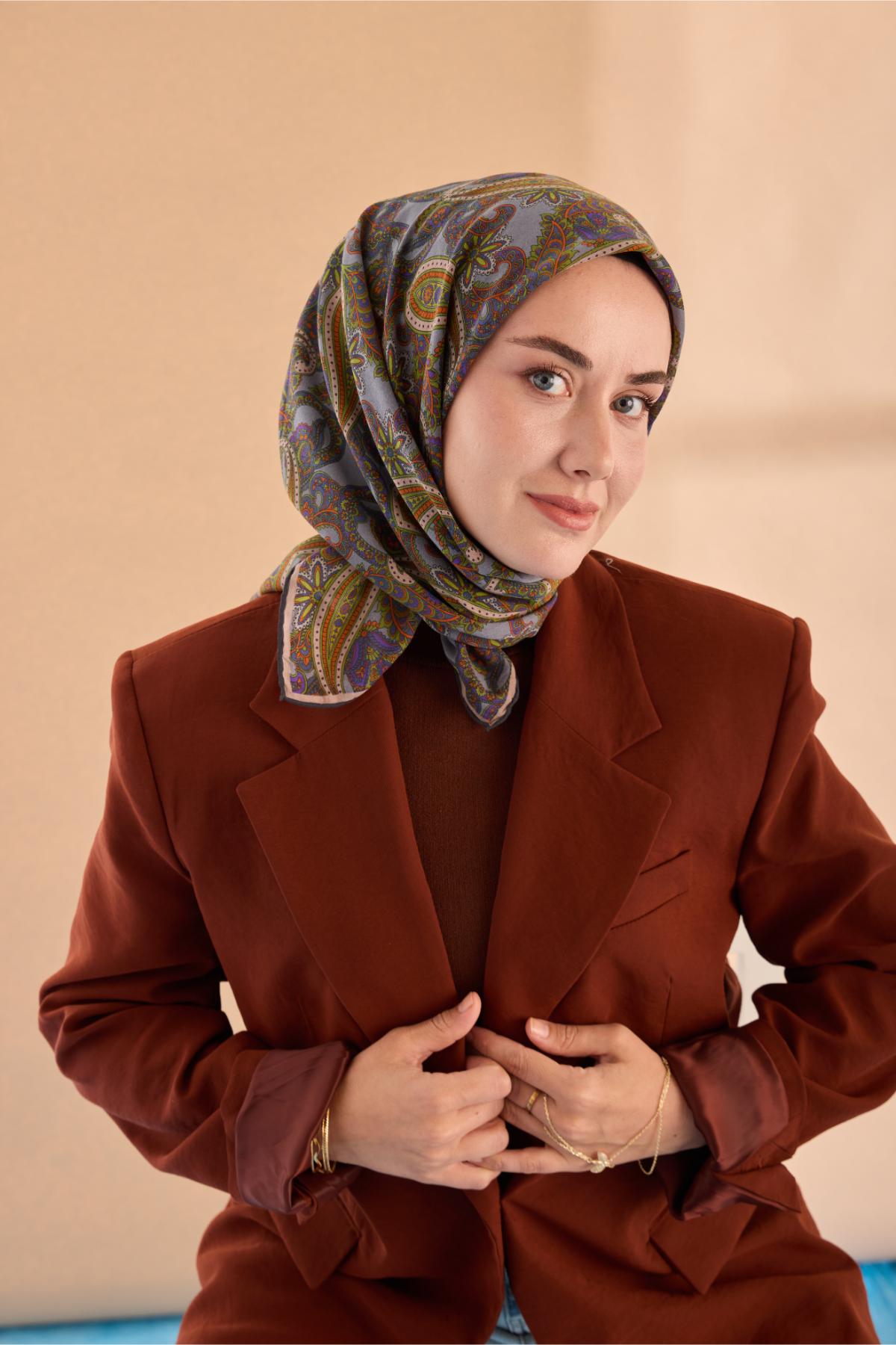 Silk Home Yaz Esintisi Eşarp 15002-14 - İthalesarponline.com - Yaz Esintisi Eşarp - Silk Home