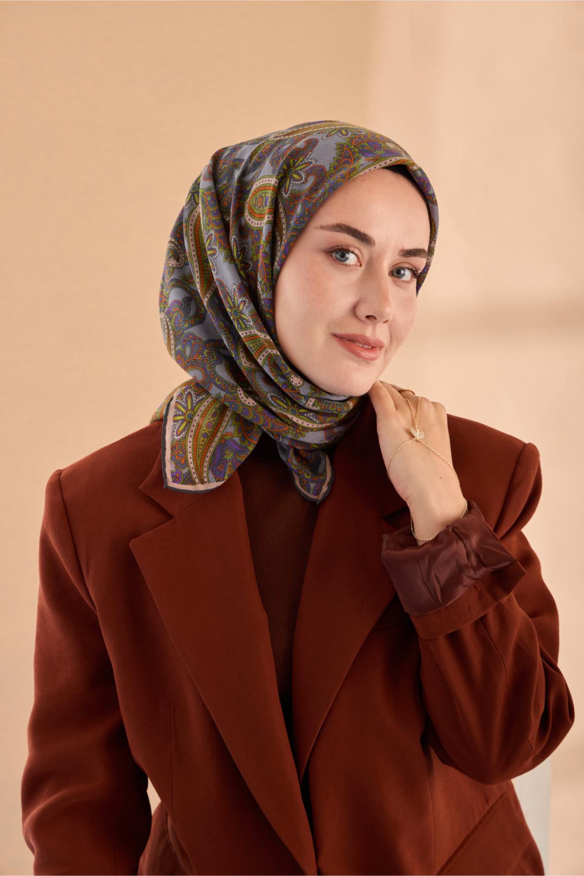 Silk Home Yaz Esintisi Eşarp 15002-14 - İthalesarponline.com - Yaz Esintisi Eşarp - Silk Home