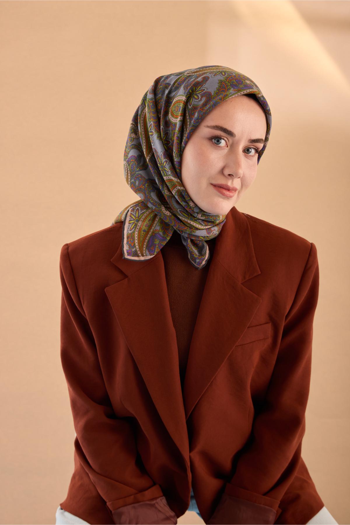 Silk Home Yaz Esintisi Eşarp 15002-14 - İthalesarponline.com - Yaz Esintisi Eşarp - Silk Home