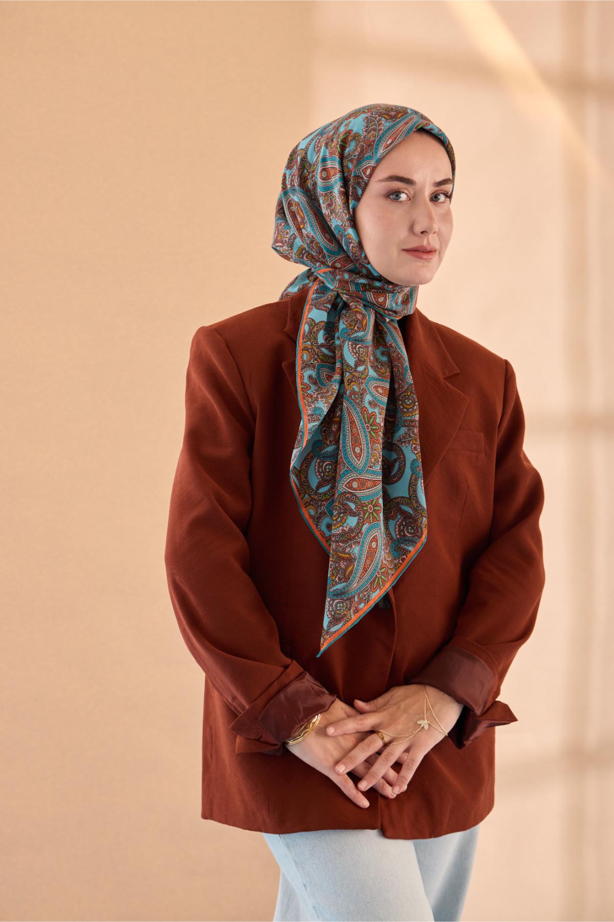 Silk Home Yaz Esintisi Eşarp 15002-18 - İthalesarponline.com - Yaz Esintisi Eşarp - Silk Home