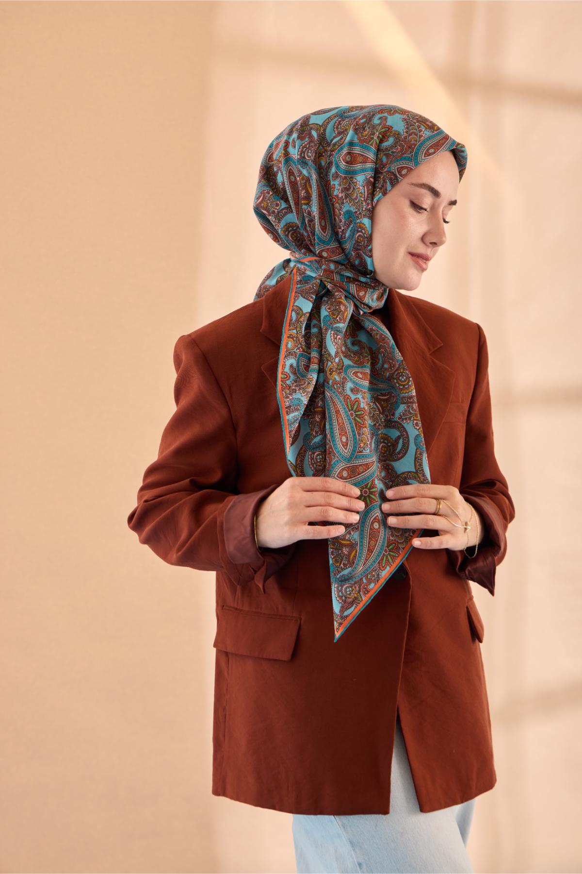 Silk Home Yaz Esintisi Eşarp 15002-18 - İthalesarponline.com - Yaz Esintisi Eşarp - Silk Home