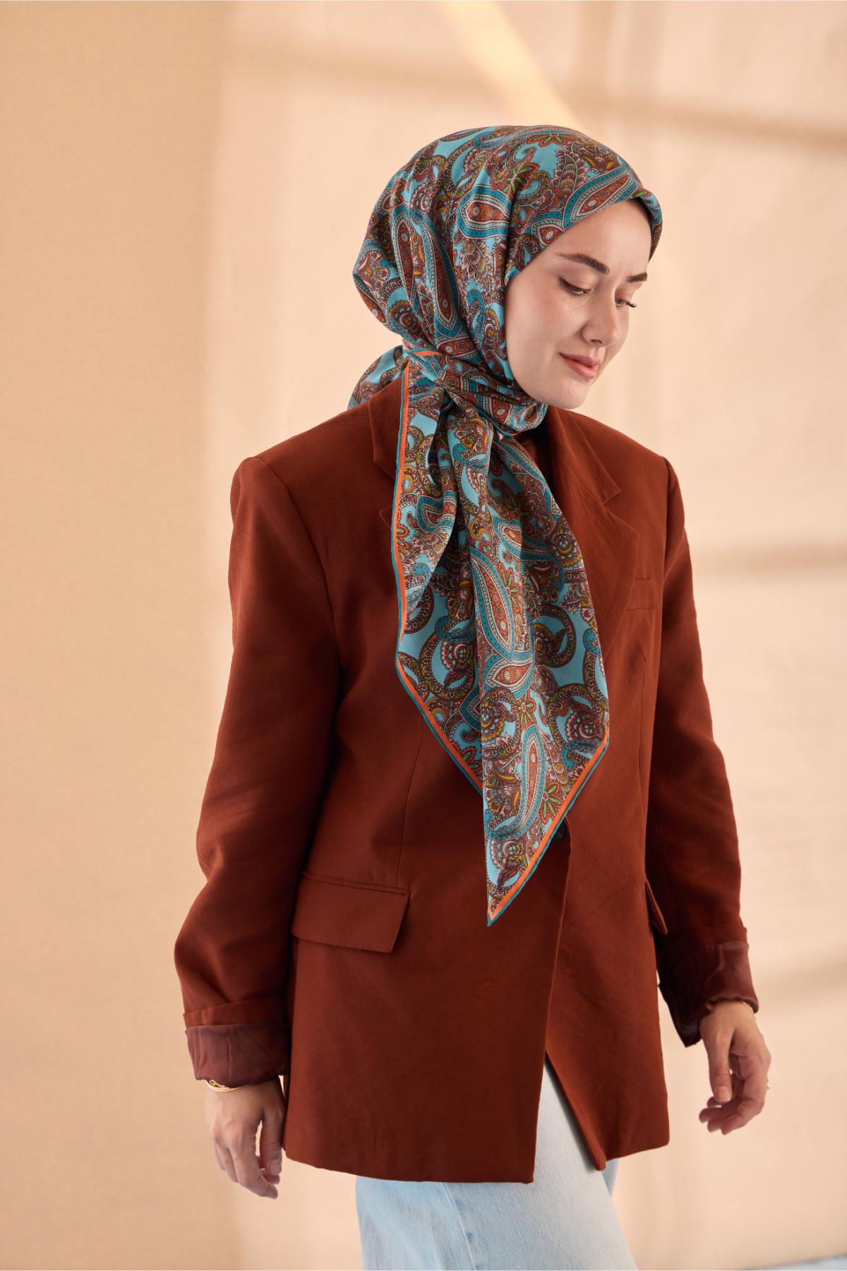 Silk Home Yaz Esintisi Eşarp 15002-18 - İthalesarponline.com - Yaz Esintisi Eşarp - Silk Home