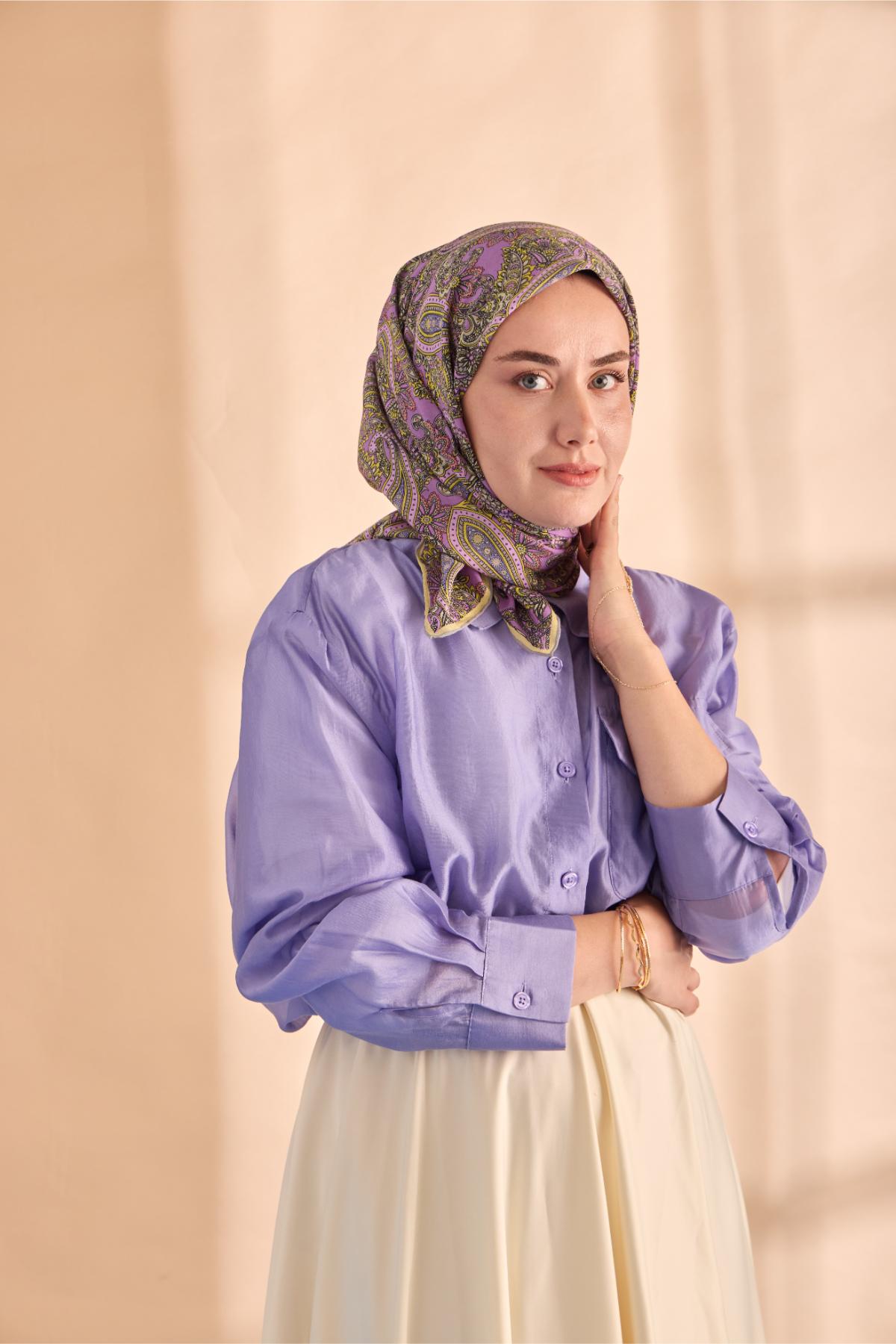 Silk Home Yaz Esintisi Eşarp 15002-21 - İthalesarponline.com - Yaz Esintisi Eşarp - Silk Home